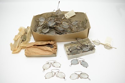 Lot 173 - A selection of eyeglasses or spectacles.