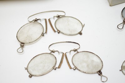 Lot 173 - A selection of eyeglasses or spectacles.