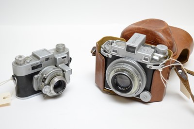 Lot 190 - Two vintage Kodak cameras.