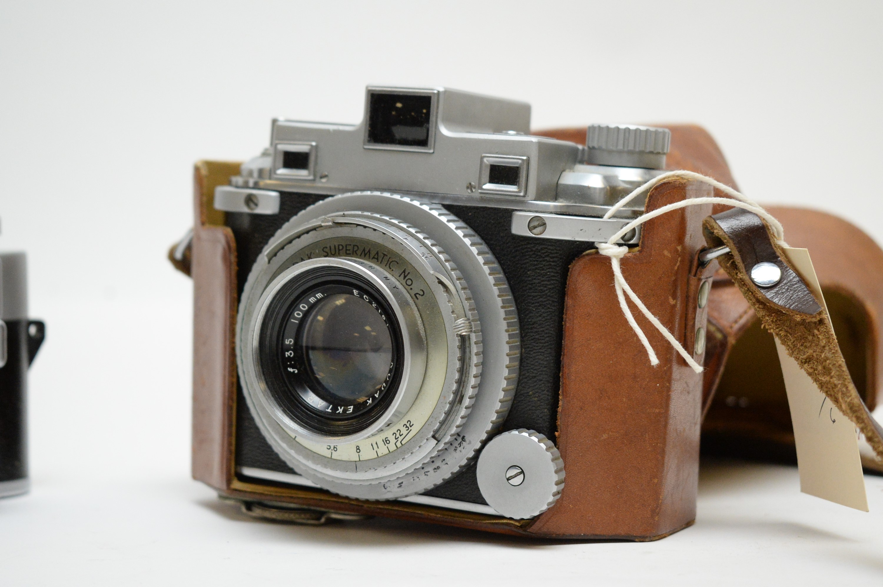 Lot 190 Two vintage Kodak cameras.