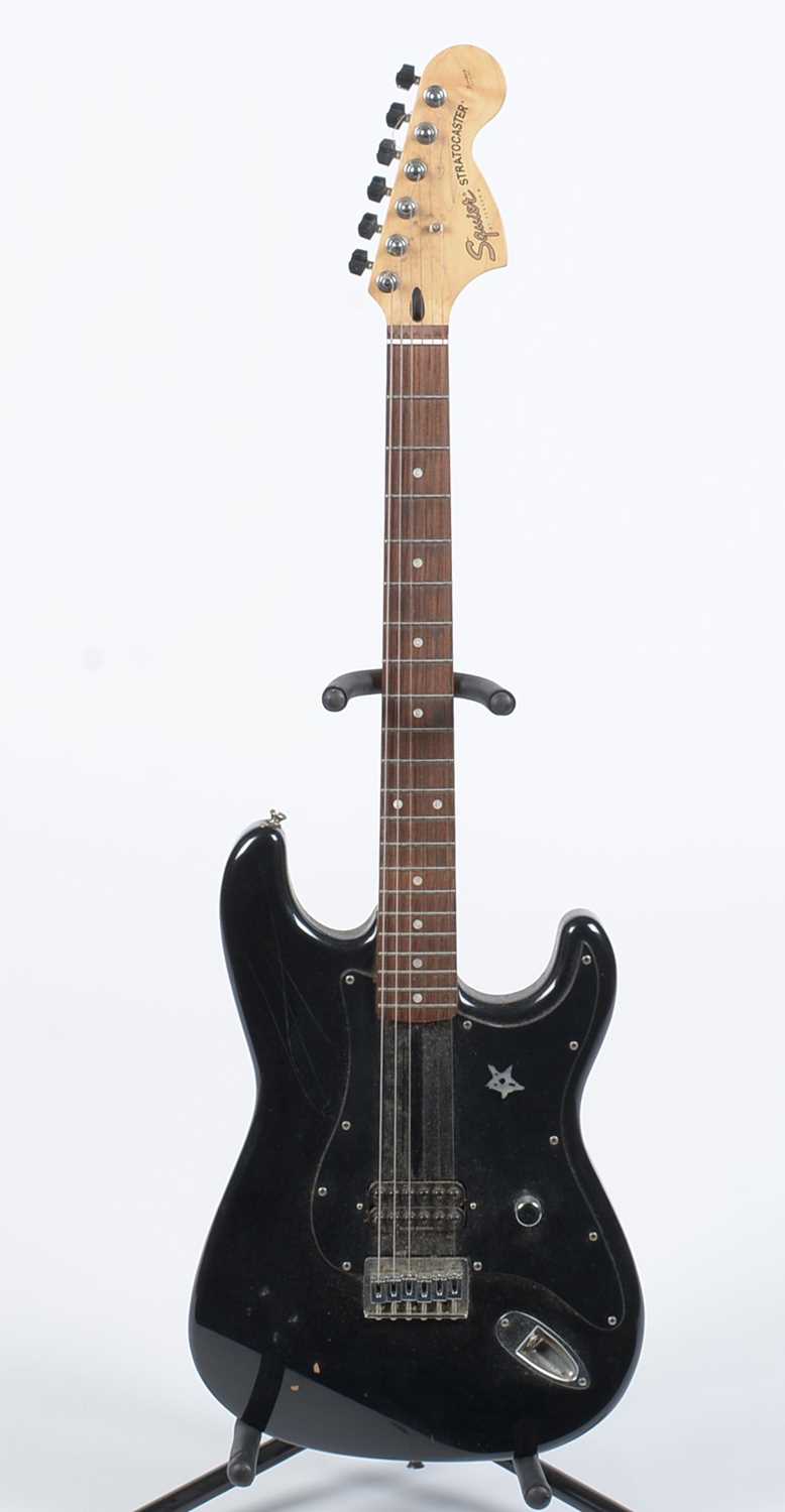 Lot 62 - Fender Squier Tom Delonge Stratocaster.