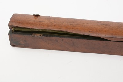 Lot 39 - 19th Century Rosewood violin case, two bow cases.