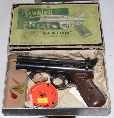 Lot 479 - A Webley 'Senior' model air pistol.