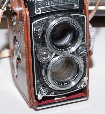 Lot 233 - A Rolleiflex 2.8 E3 TLR camera.