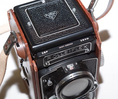 Lot 233 - A Rolleiflex 2.8 E3 TLR camera.
