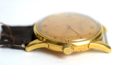 Lot 433 - International Watch Co (IWC): an 18ct yellow gold-cased wristwatch