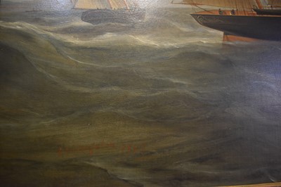 Lot 963 - John Livingstone - The Steamship "Brigand" | oil