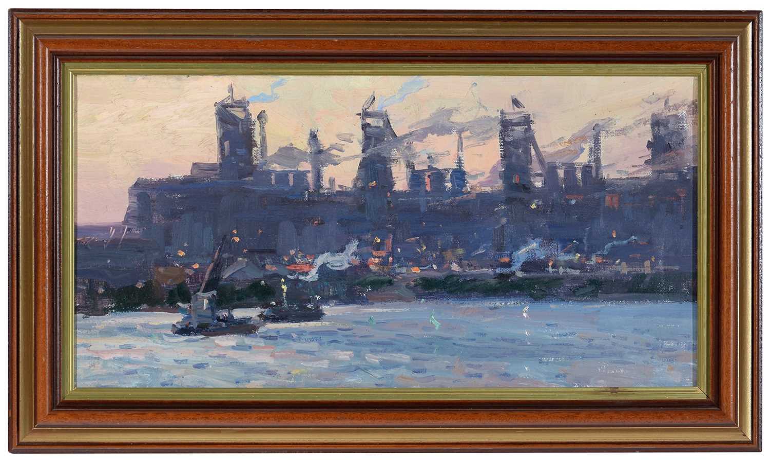 Lot 883 - G.G. Chernyavsky - Mariupol oil painting