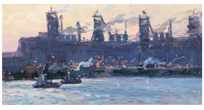Lot 883 - G.G. Chernyavsky - Mariupol oil painting