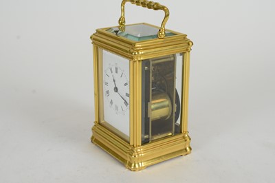 Lot 1204 - R.H. Halford & Sons, London: a late 19th C repeating carriage clock.