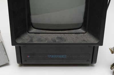 Lot 30 - A Vectrex video computer game system with control and games