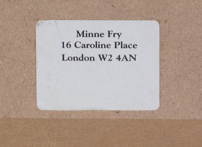 Lot 19 - Minne Fry - etching