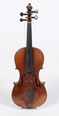 Lot 480 - Violin labelled Rigart Rubus