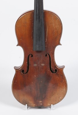 Lot 266 - Violin labelled Rigart Rubus