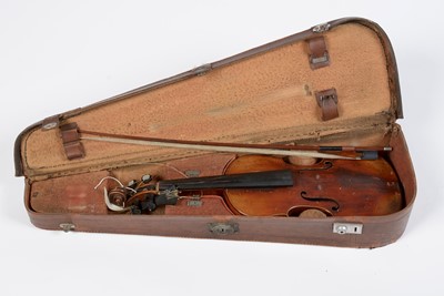Lot 44 - Violin labelled Rigart Rubus