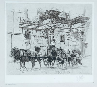 Lot 5 - William Walcot - The Forum of Minerva | drypoint and etching