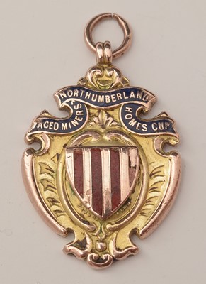 Lot 707 - Aged Miners Northumberland Homes Cup fob medal