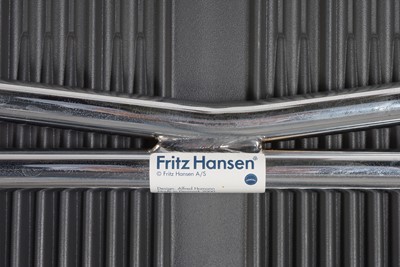 Lot 381 - Alfred Homann for Fritz Hansen: four stacking 'Ensemble' armchairs