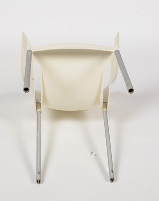 Lot 382 - Phillippe Starck for Kartell; four Dr. No stacking armchairs