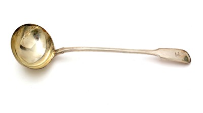 Lot 592 - A William IV silver ladle, by William Eaton
