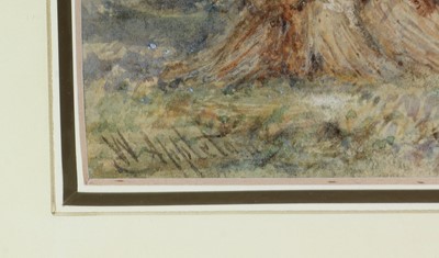 Lot 36 - William Leithwood Appleton - Haygathering at Betws-y-Coed, Wales | watercolour