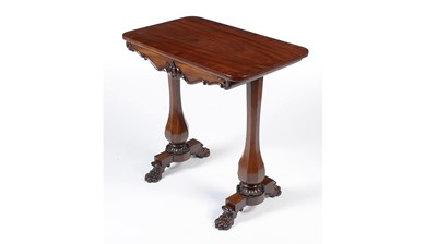 Lot 1326 - Manner of Gillows: a Victorian mahogany and banded side table.