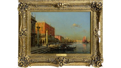 Lot 895 - Antoine Bouvard - Venice at Dusk | oil