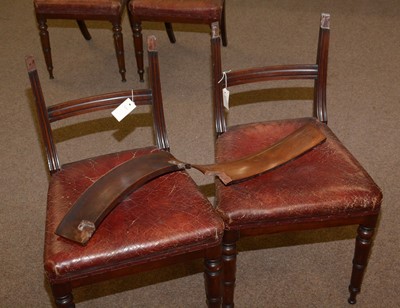 Lot 34 - A set of twelve Victorian mahogany dining chairs.