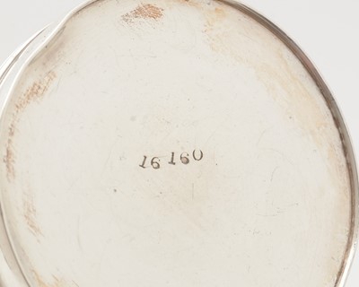 Lot 186 - Two silver christening cups