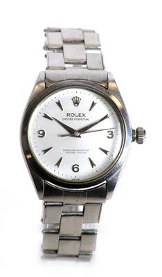 Lot 517 - Rolex Oyster Perpetual: a steel cased automatic wristwatch