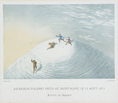 Lot 16 - After John Macgregor - Four 19th Century glacier climbing views | Baxterprint