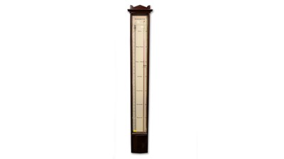 Lot 1195 - A 20th Century Danish mahogany barometer.