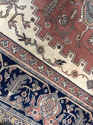 Lot 82 - A Heriz-style carpet by Ambassador.