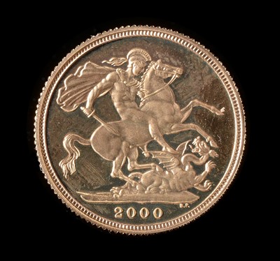 Lot 149 - Elizabeth II (1958-) gold Sovereign 2000.