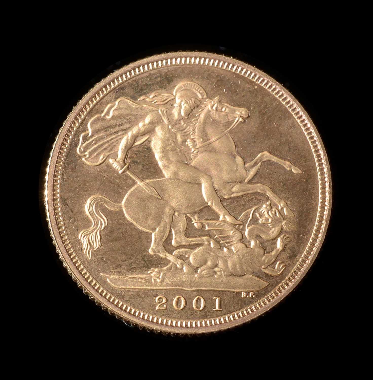 Lot 150 - Elizabeth II (1958-) Gold Sovereign 2001.