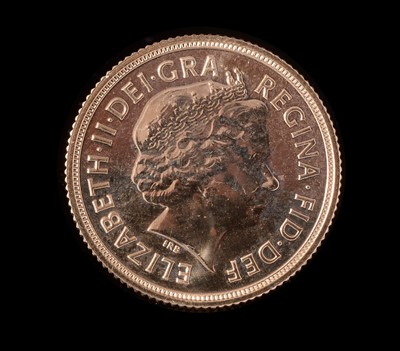Lot 153 - Elizabeth II (1958-) gold Sovereign 2014.