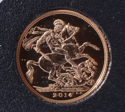 Lot 156 - Queen Elizabeth II - The 2014 22-Carat gold Sovereign
