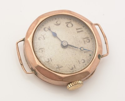 Lot 172 - Two gold cased watches and another.