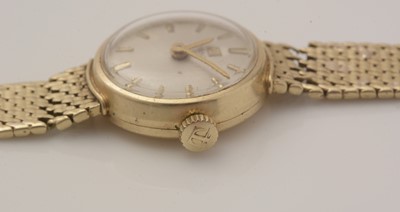 Lot 167 - A 14ct yellow gold Tissot cocktail watch