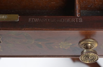 Lot 95 - Edwards & Roberts: a late 19th Century painted mahogany Pembroke table.