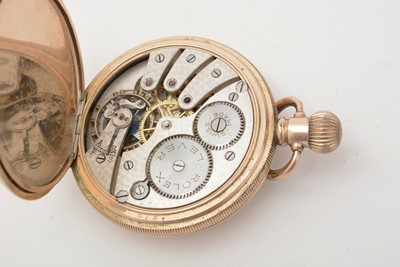 Lot 246 - Rolex: a gilt cased hunter pocket watch