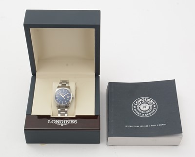 Lot 295 - A Longines Conquest Classic steel cased wristwatch