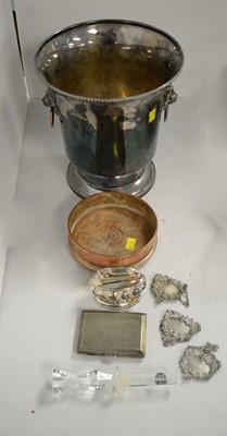 Lot 315 - Silver and electroplate items for entertaining.