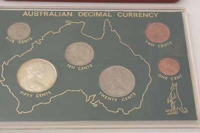 Lot 148 - Royal Australian Mint Canberra mint proof set, and other commemorative coins.
