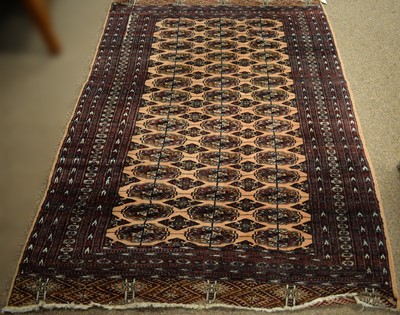Lot 97 - A selection of Bokhara carpets.