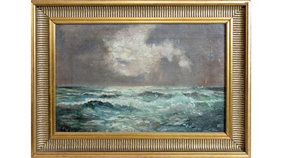 Lot 947 - John Falconar Slater - Waves and Clouds | oil