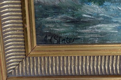 Lot 947 - John Falconar Slater - Waves and Clouds | oil