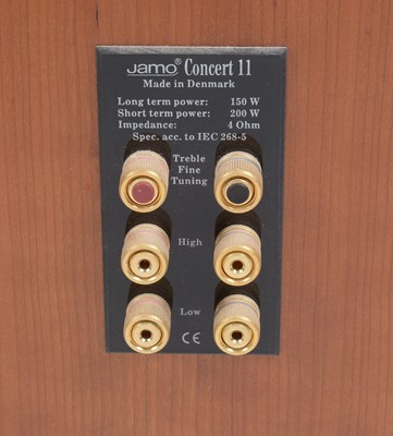 Lot 137 - A pair of Jamo Concert II Danish floor standing speakers.