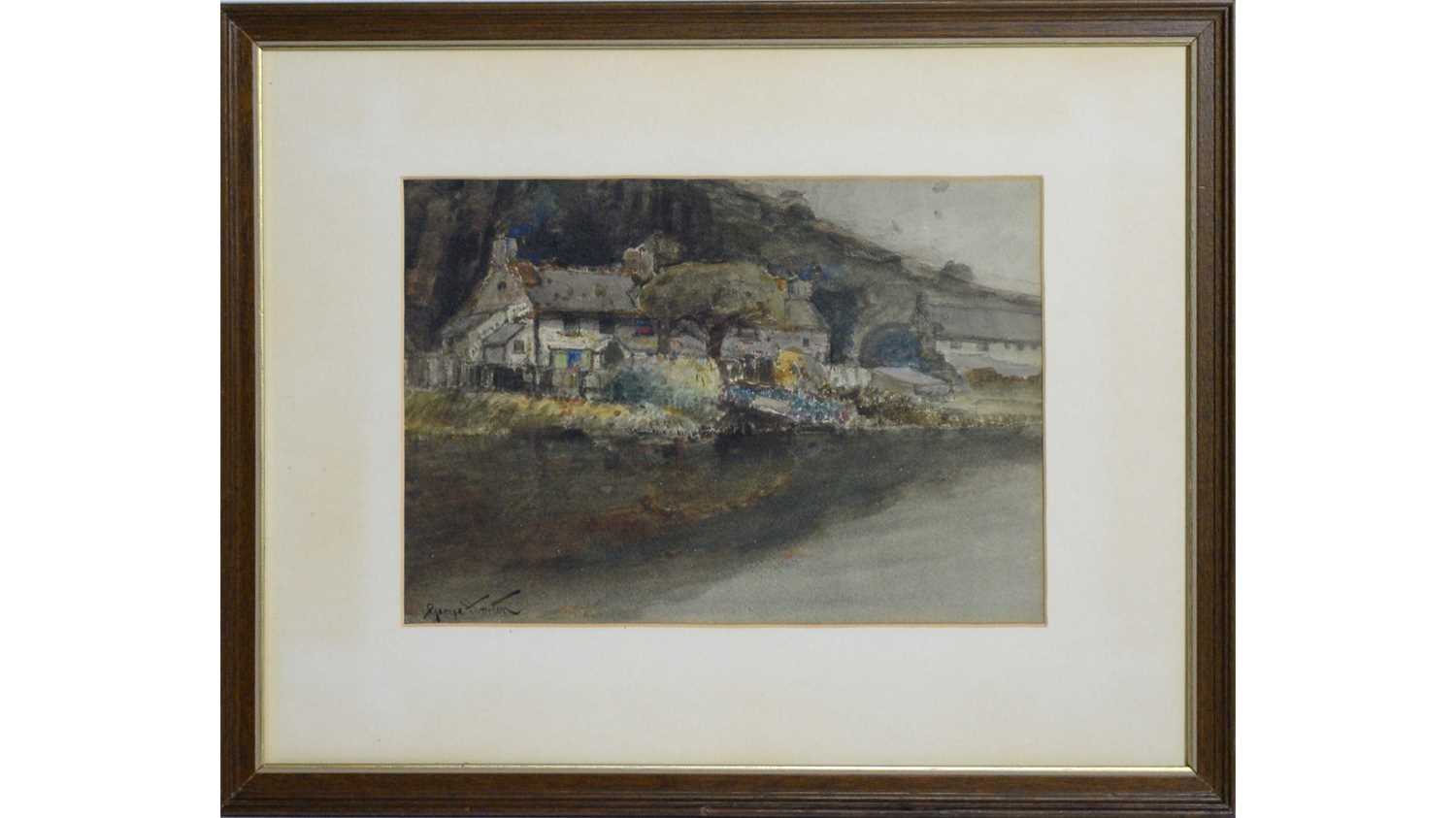 Lot 755 - George Edward Horton - Derwent | watercolour