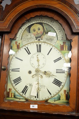 Lot 66 - A Victorian mahogany eight-day longcase clock.